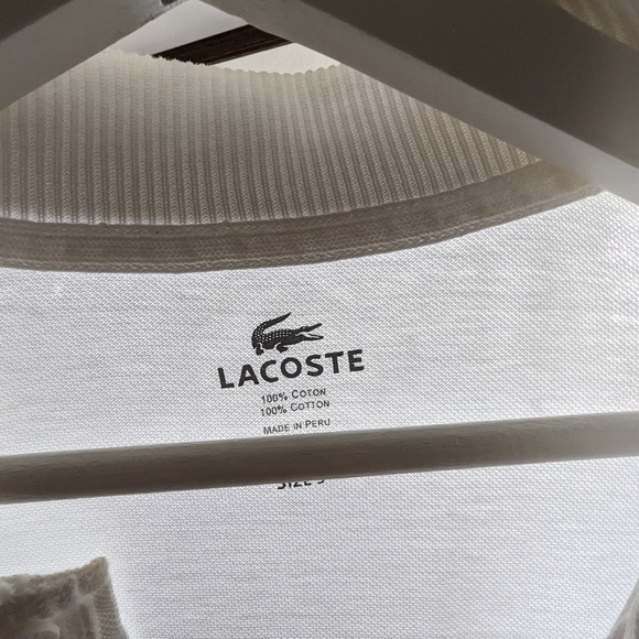 Authentic Lacoste Polo size 5 mens regular fit - Picture 2 of 3